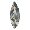 Scatterbox Cushion Elin Natural/Blue feather-filled inside