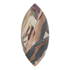 Scatterbox Cushion Elin Natural/Plum Noir feather-filled