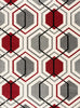 Elise Geometric Rug Cream-Red picture of the rug design