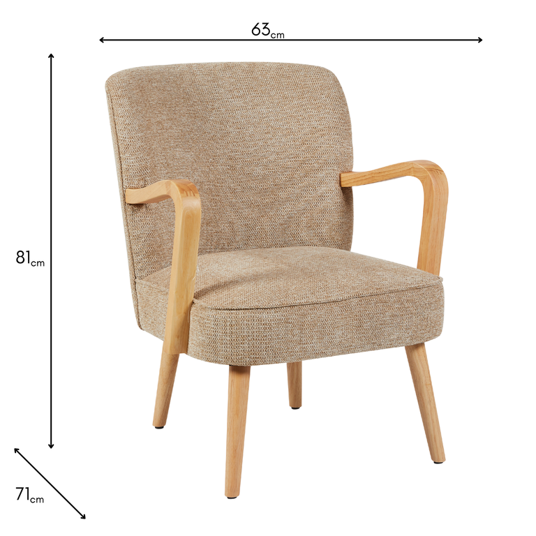 Eliza Accent Chair Cooper - Living Room Occasional Furniture