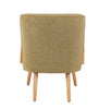 Eliza Accent Chair Forest Green reverse view picture