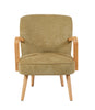 Eliza Accent Chair Forest Green front view picture