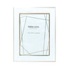 Elegant photo frame Ella Photo Frame White Gold
