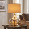Ellie Glass Table Lamp 68cm amber glass table lamp lifestyle picture