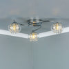 Elma 3 Light Semi Flush Polished Chrome life style picture
