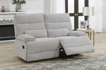 Eloise 2 Seater Sofa Recliner Grey life style picture