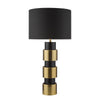 Elwyn Table Lamp Satin Gold and Black picture on the white background