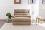 Ember 2 Seater Fixed Sofa Oatmeal front view life style picture