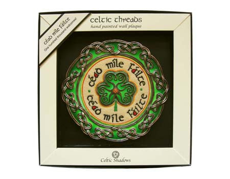 Embroidered Cead Mile Failte Plaque