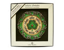 Embroidered Cead Mile Failte Plaque in its lidded gift box