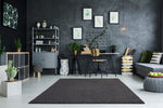 Empire Shaggy Rug Charcoal lifestyle picture