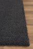 Empire Shaggy Rug Charcoal picture of the corner