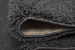 Empire Shaggy Rug Charcoal close view picture of the pile height
