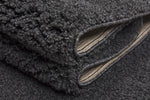 Empire Shaggy Rug Charcoal picture of the bordered end