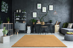 Empire Shaggy Rug Ochre lifestyle picture