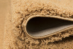 Empire Shaggy Rug Ochre close view picture of the border