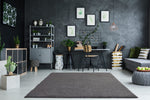 Empire Shaggy Rug Silver lifestyle picture