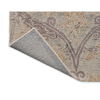 Laura Ashley Endale Floral Rug Soft Truffle with a cotton and latex backing