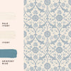 Laura Ashley Endale Trellis Wallpaper Newport Blue perfect goes with these paint colors