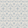 Laura Ashley Endale Trellis Wallpaper Newport Blue close view picture of the patter design