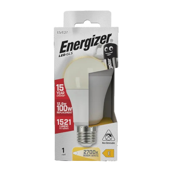 Energizer LED 12.5W Bulb 100W Not Dimmable
