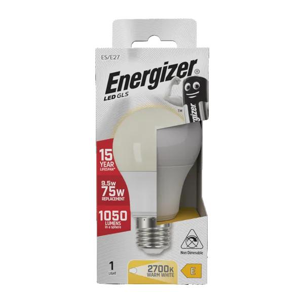 Energiser LED 9.5 Bulb 75W GLS Lamp Not Dimmable