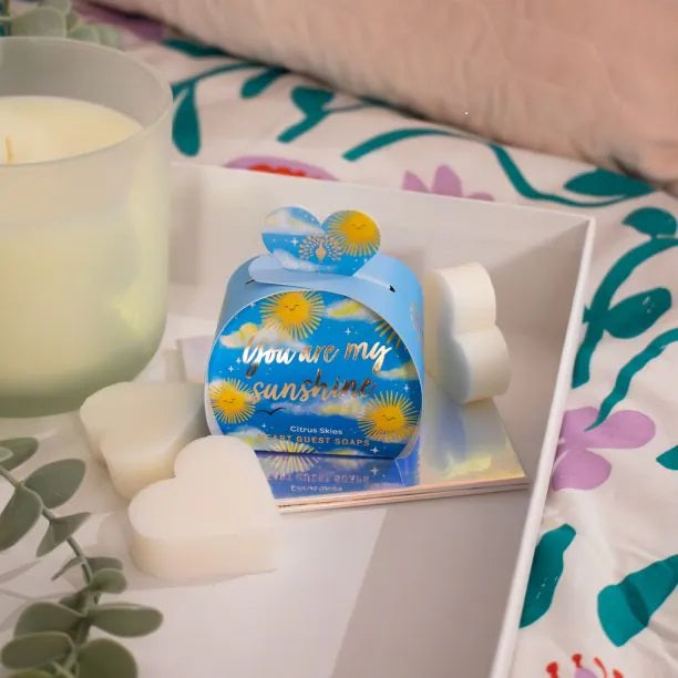 Occasions Citrus Skies You Are My Sunshine Heart Guest Soaps