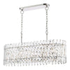 Entwine 10 Light Bar Pendant Polished Nickel and Crystal picture on the white background
