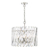 Modern chandeliers featuring Entwine 6 Light Pendant design

