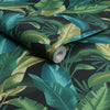 Envy Leaf it Out Wallpaper Midnight picture of the wallpaper roll