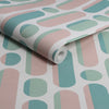 Envy Morse Wallpaper Rose & Sage - Elegant Geometric Wall Covering