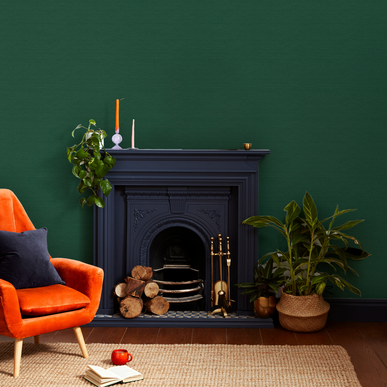 Envy Stitch Please Wallpaper Jungle - Modern Plain Wall Covering