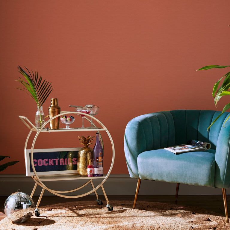 Envy Stitch Please Wallpaper Terra - Plain Modern Wallpaper Collection