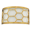 Epstein 1 Light Wall Light Gold picture on the white background