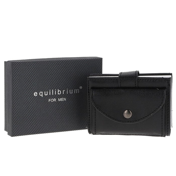 Black Equilibrium Pop Up Credit Card Holder And Wallet