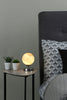 Esben Touch Table Lamp Polished Chrome With Planet Style Glass life style picture