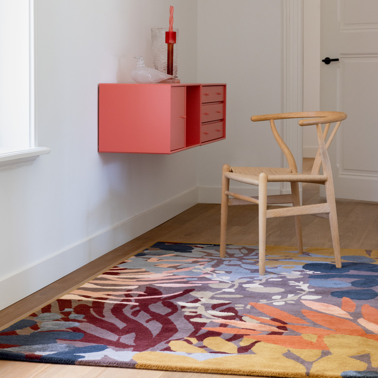 Brink & Campman Estella Floral Rug Submarine