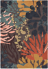 Brink & Campman Estella Floral Rug Submarine picture of the rug design