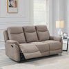 Evan 3 Seater Sofa Recliner Sultry lie style picture with reclined seat