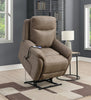 Evan Lift & Rise Armchair Sultry life style picture of the chair in lifted position