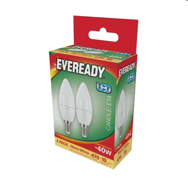 Everyday 5.2W (40W) E14 LED Candle Bulb