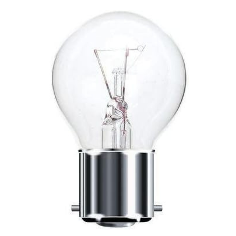 Eveready 60W Bulb B22 Clear Golf Ball Lamp