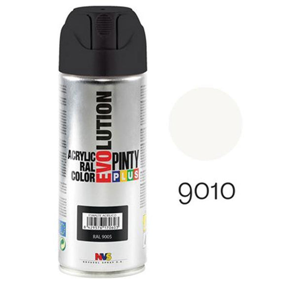 Pinty Plus Evolution Aerosol Paint Matt White
