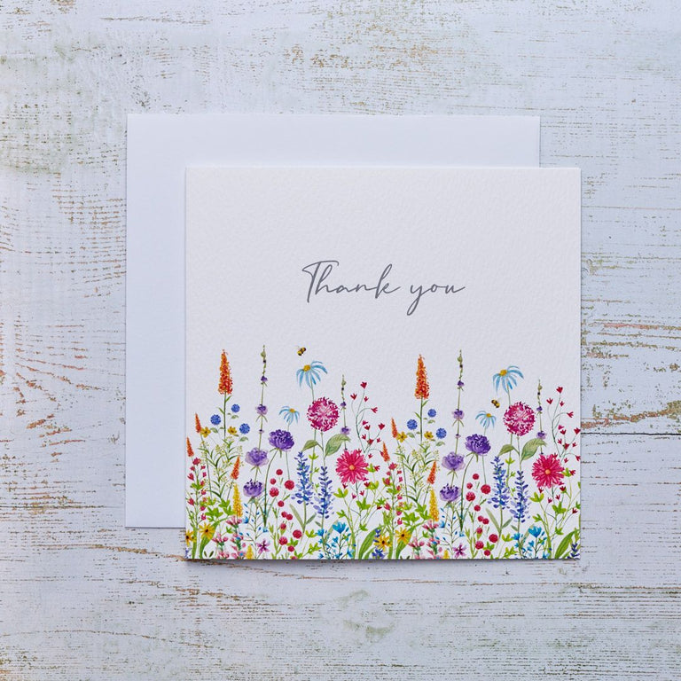 Floral Thank You Card