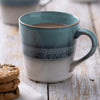 Durable 400ml blue mug microwave safe