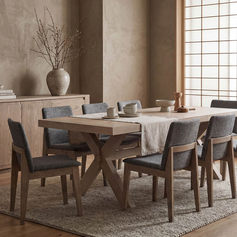 Falun Extending Dining Table 180-220cm Smoked