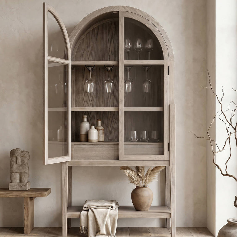 Falun Tall Drinks Cabinet Smoked