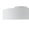 Fan Flush White With Shade LED close view picture of the shade
 