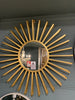 Farran Sun Mirror Champagne Gold lifestyle isplay model