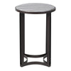 Faux Marble Round Side Table - view 2